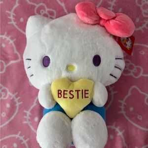 13” Hello Kitty 'Bestie' Plush with Pink Bow BNWT